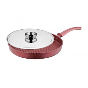 Taç Vision Cast Aluminium Fish Pan 32 cm Red