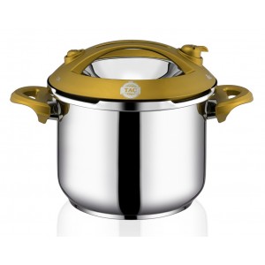 Taç Presto Pressure Cooker Pot 6 Lt.  Gold